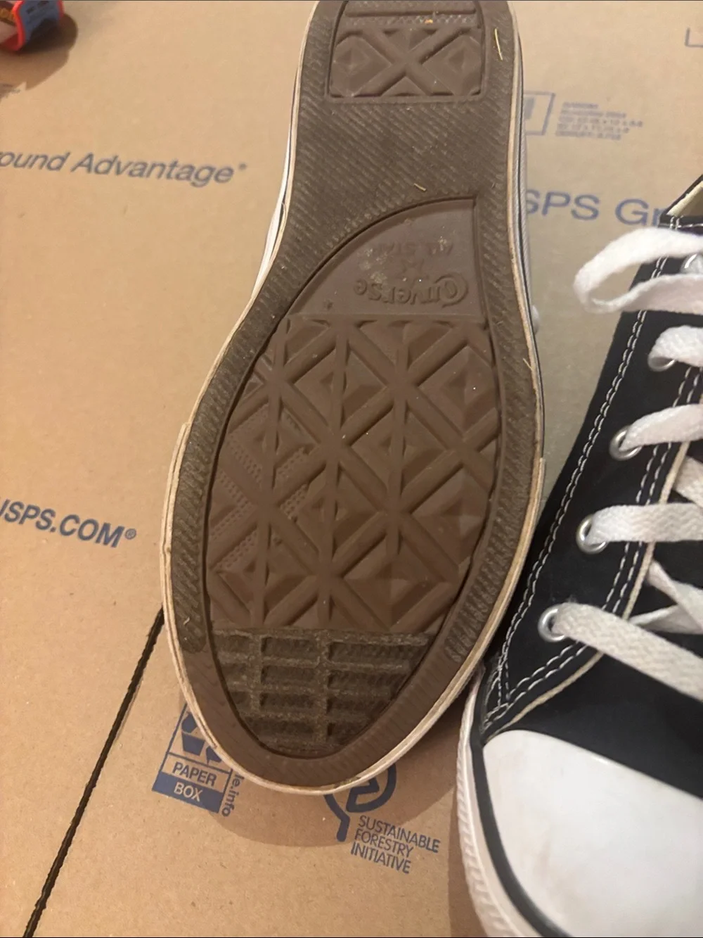 Converse Kids Black and White Low Top Canvas Sneakers